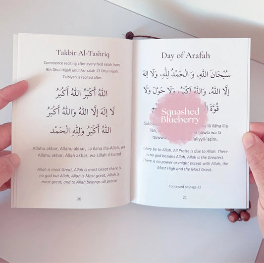 Duas for Hajj A6 Booklet with Translation & Translitteration