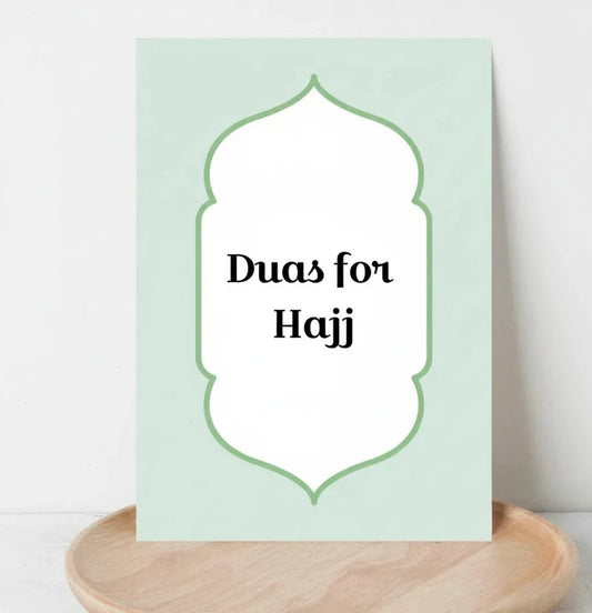 Duas for Hajj A6 Booklet with Translation & Translitteration
