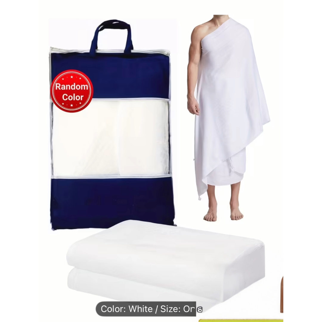 Microfibre Ehram [Canvas Bag] 2-Piece Adult ihram